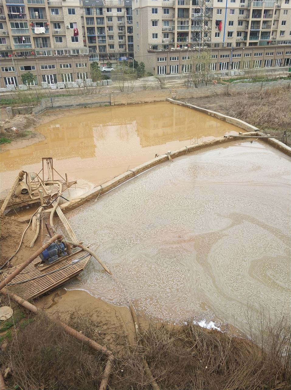 新源沉淀池淤泥清理-厂区废水池淤泥清淤